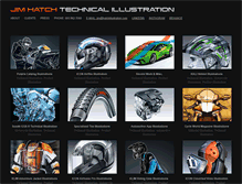 Tablet Screenshot of hatchillustrations.com